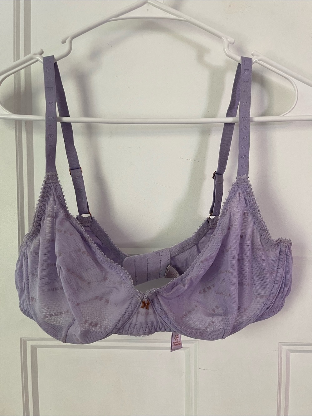Savage X Fenty Lavender Sheer Underwire Bra